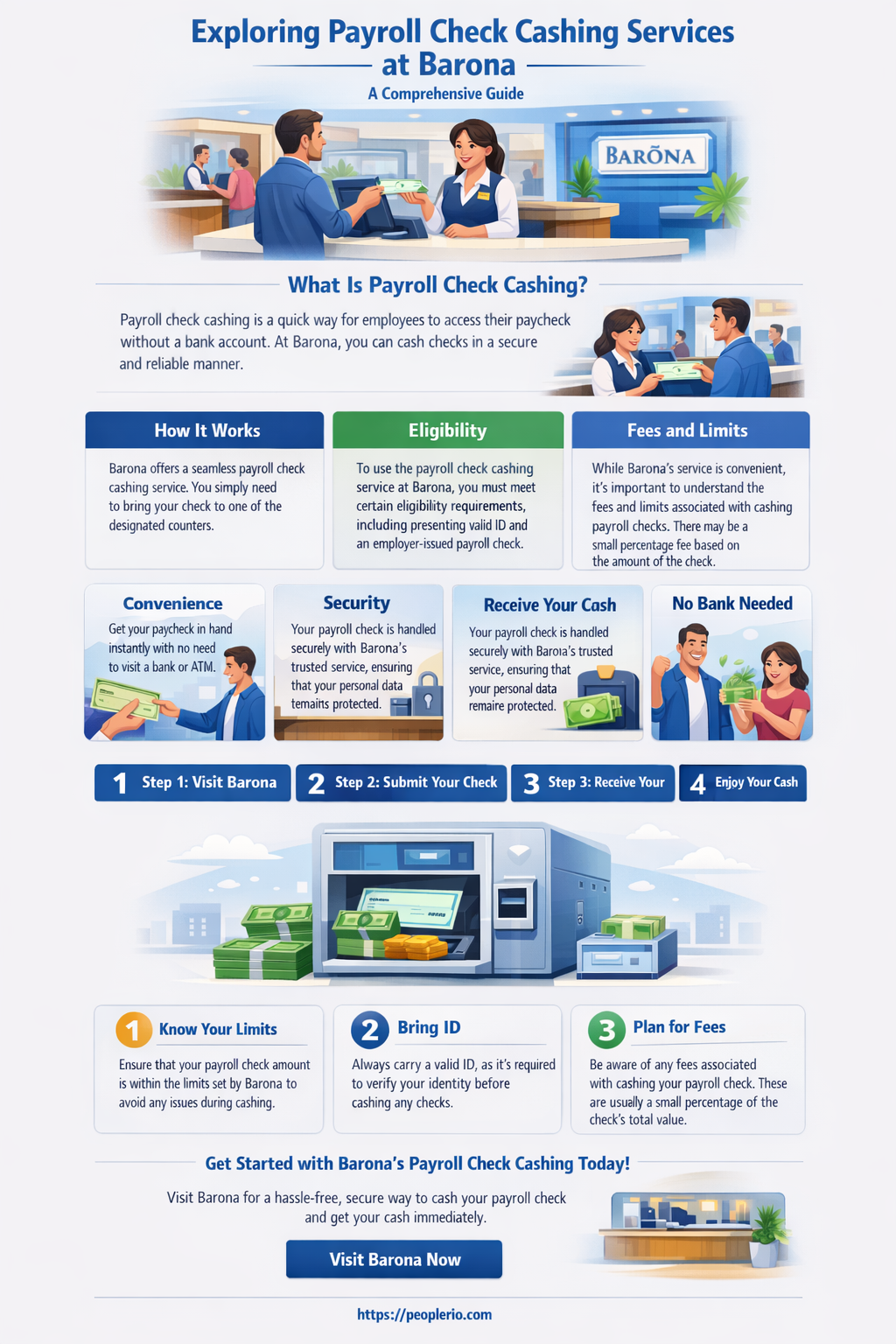 does barona cash payroll checks
