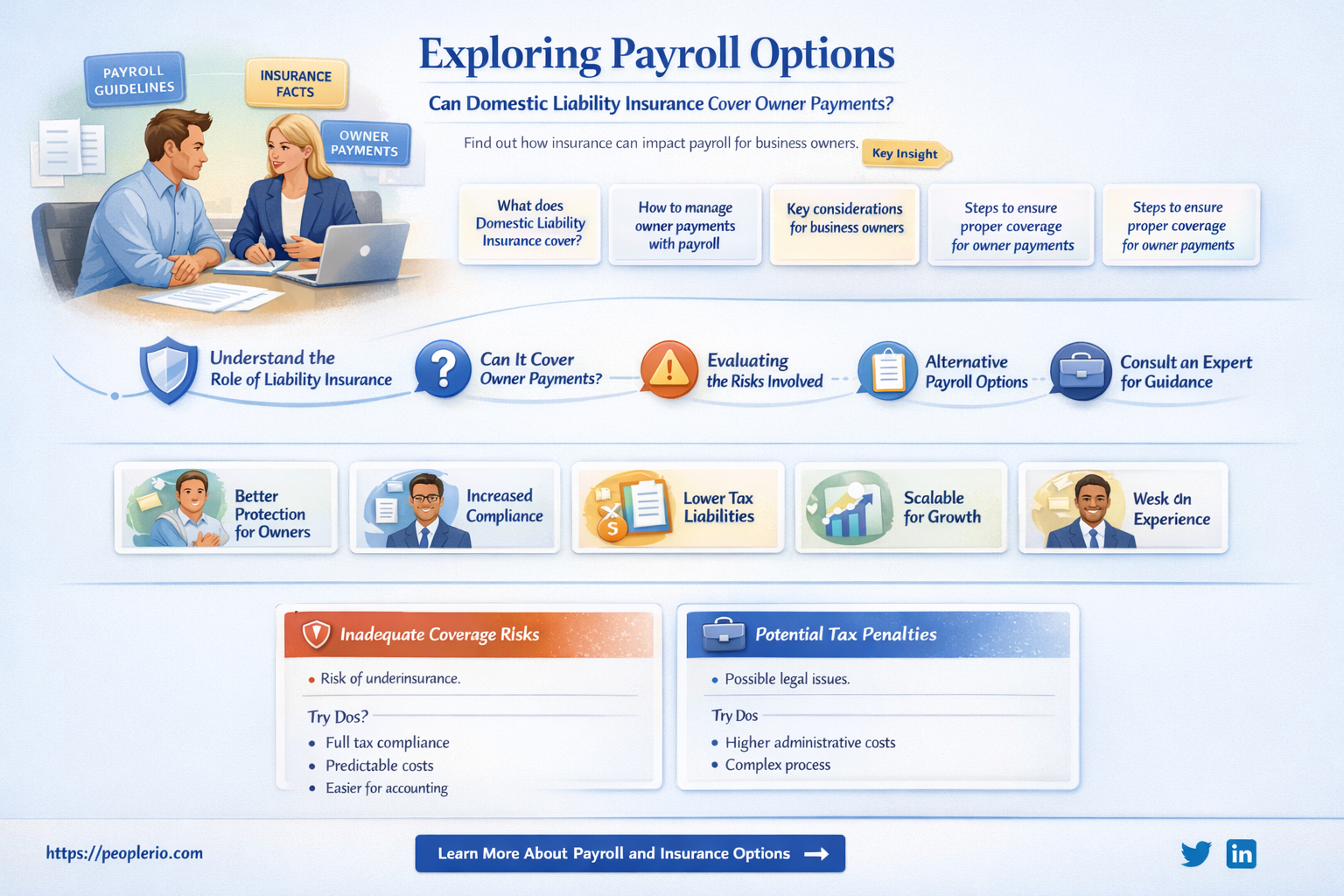 can a domestic liability pay owner as a payroll