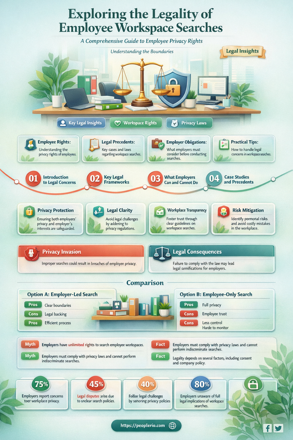 are searches of employee work areas legal