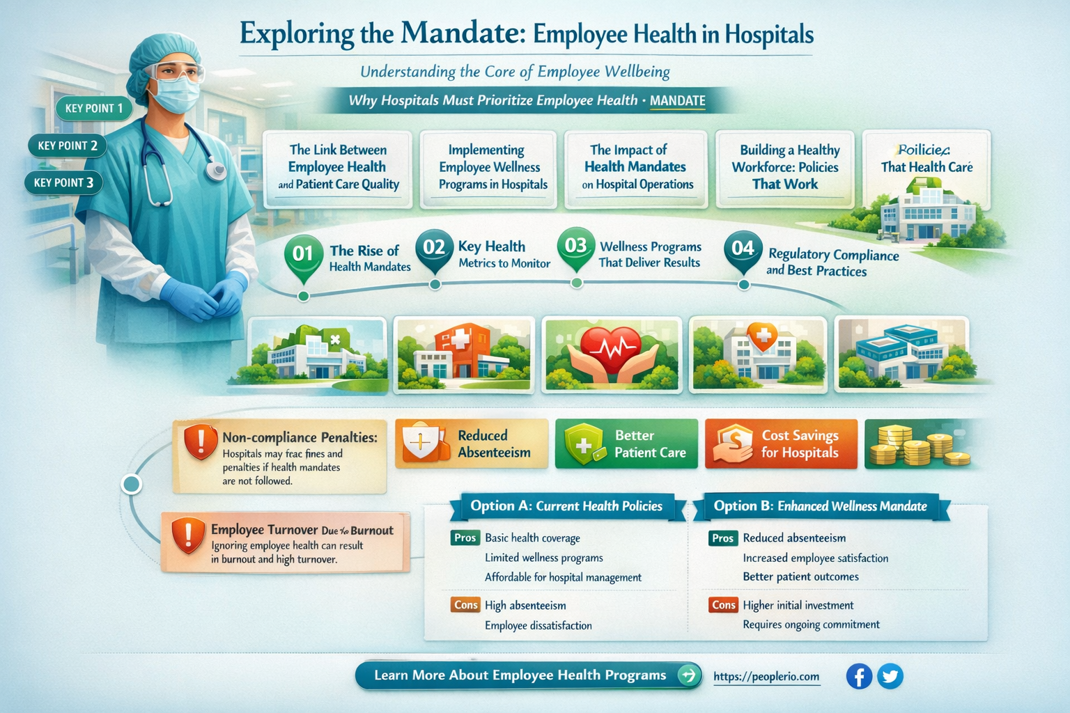 are hospitals required to have employee health