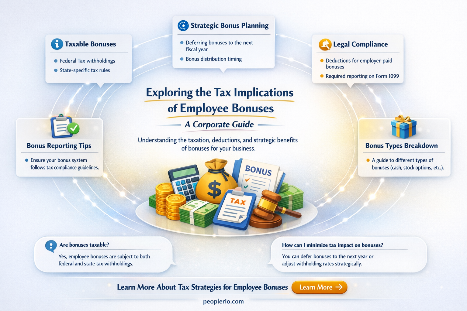 are employee bonuses exempt from corporate taxes