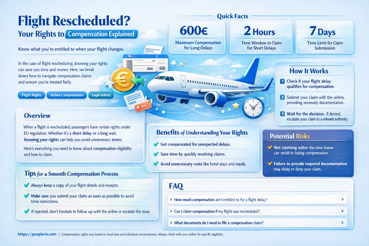 can I claim compensation if my flight is rescheduled
