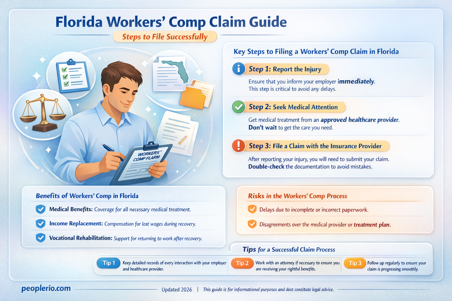 how to file a workers comp claim in Florida