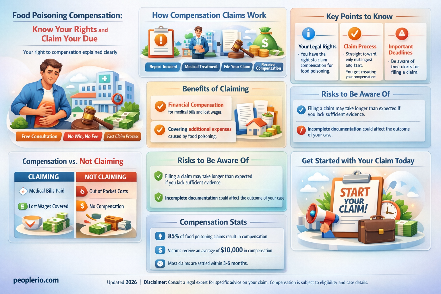 can you claim compensation for food poisoning