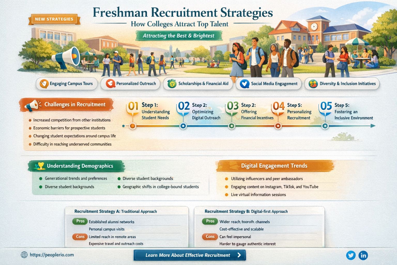 can colleges recruit freshman