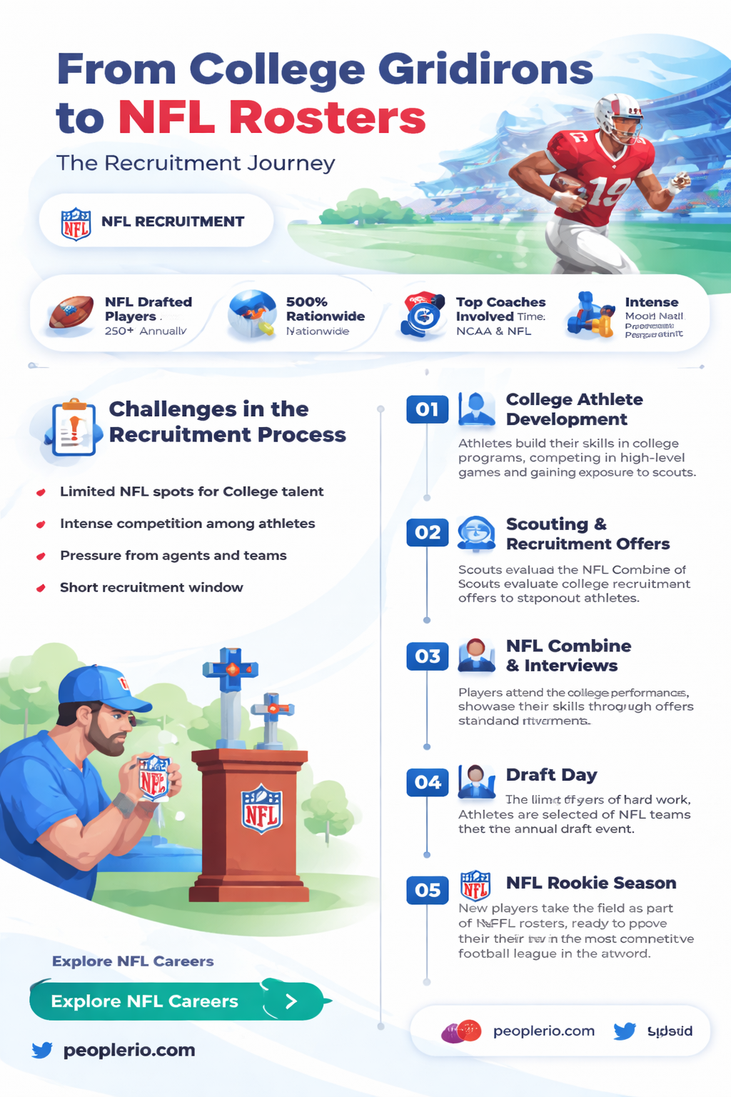 do nfl teams recruit college football players