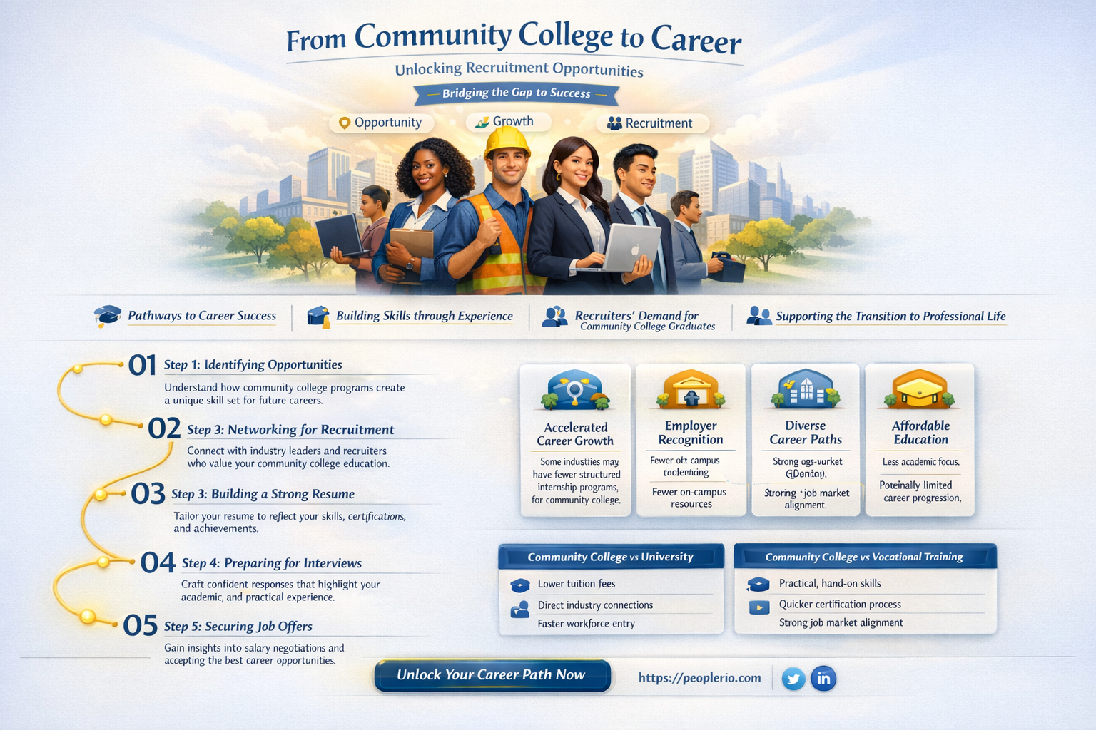 can you get recruited from community college