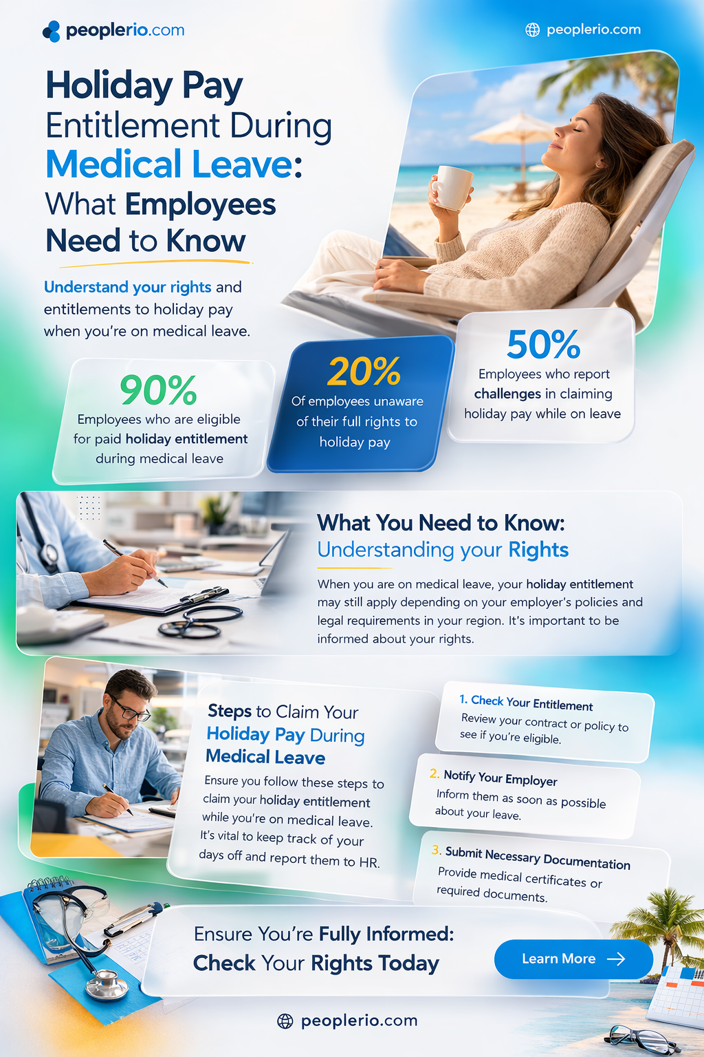 can an employee earn holiday pay while on medical leave