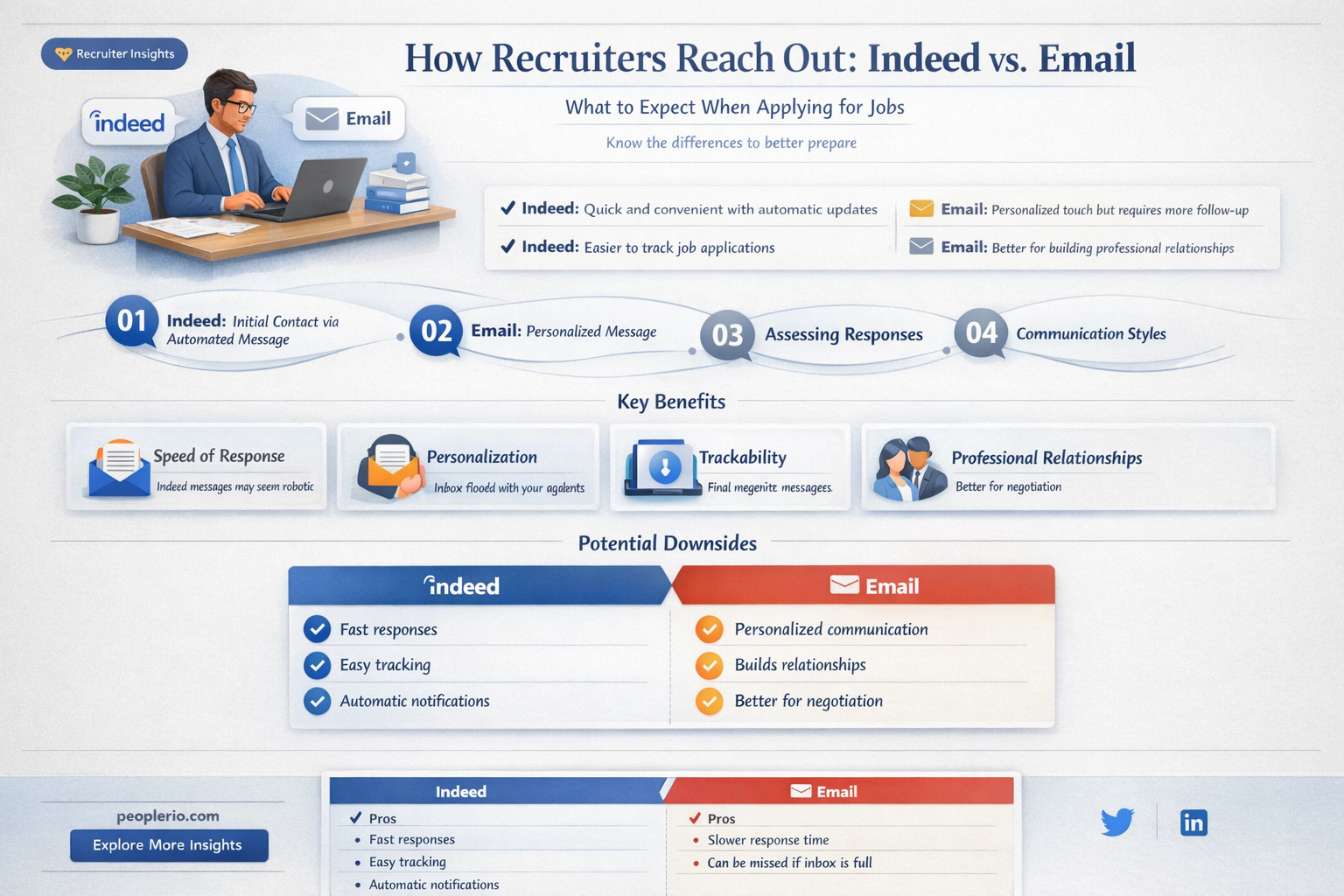 do recruiters contact you through indeed or email
