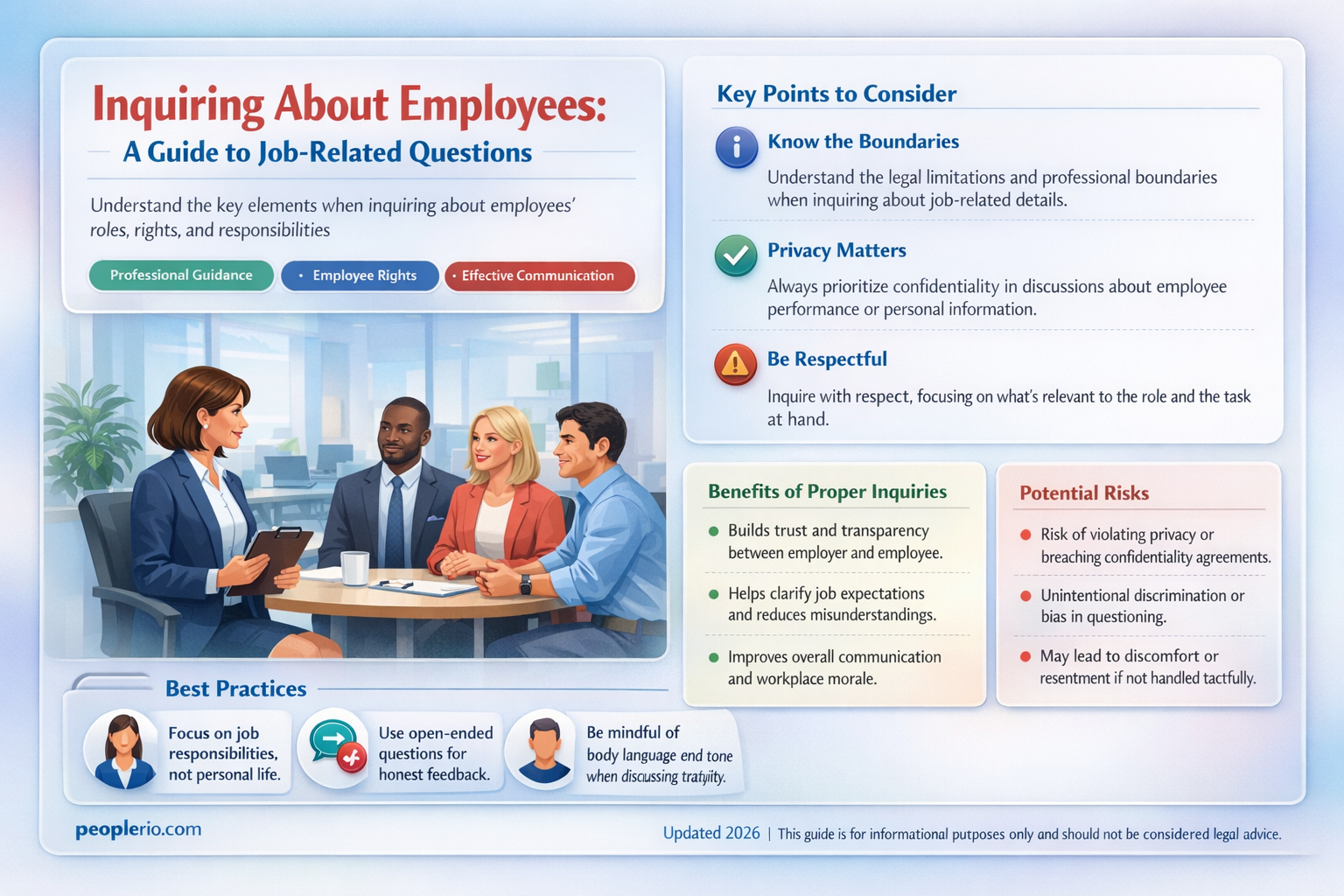 can you ask a job about an employee
