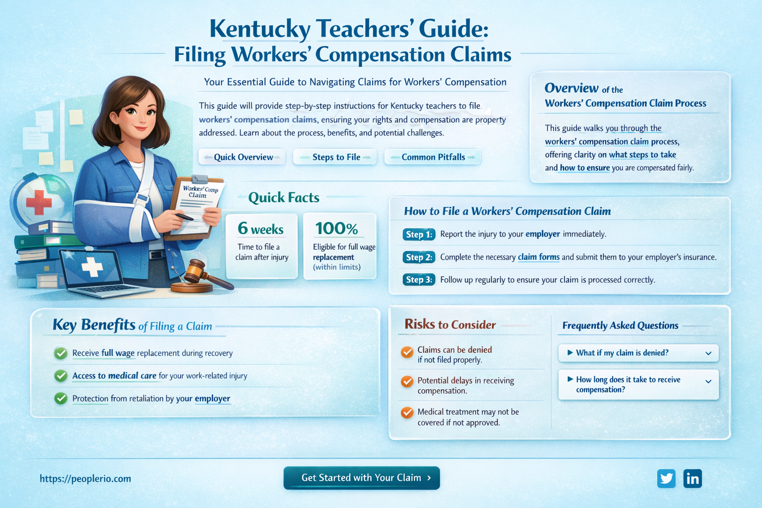 can teacher file a workers compensation claim in kentucky