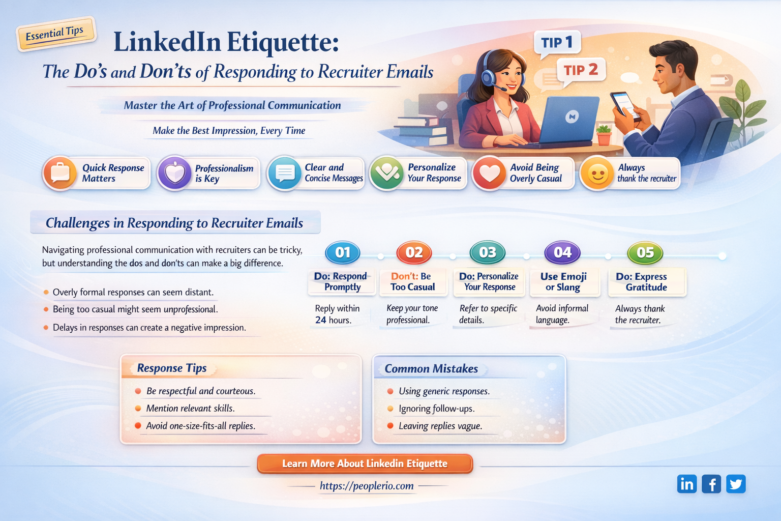 do you always reply to recruiter emails on linkedin