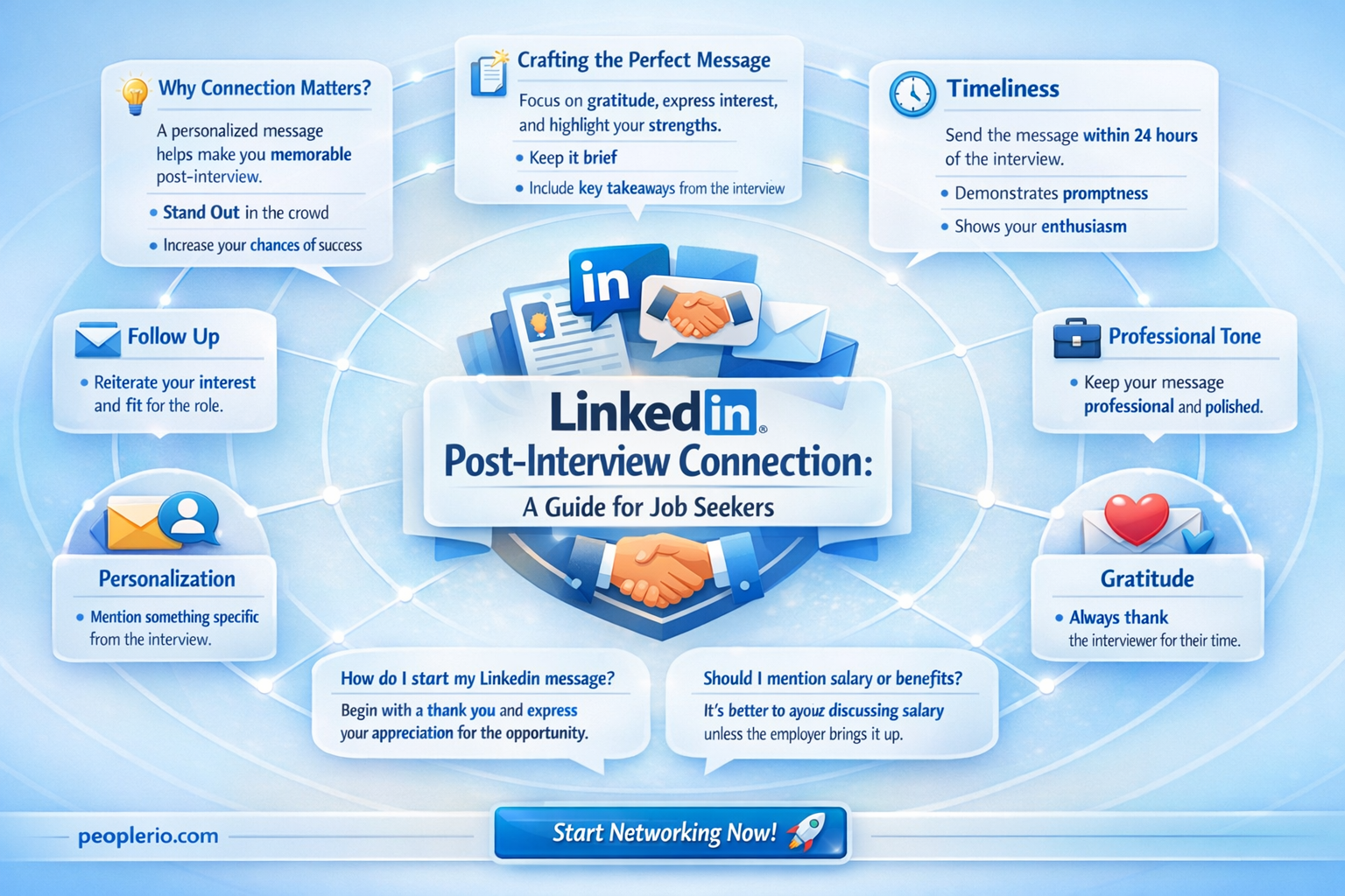 can you connect with your recruiter via linkedin after interview