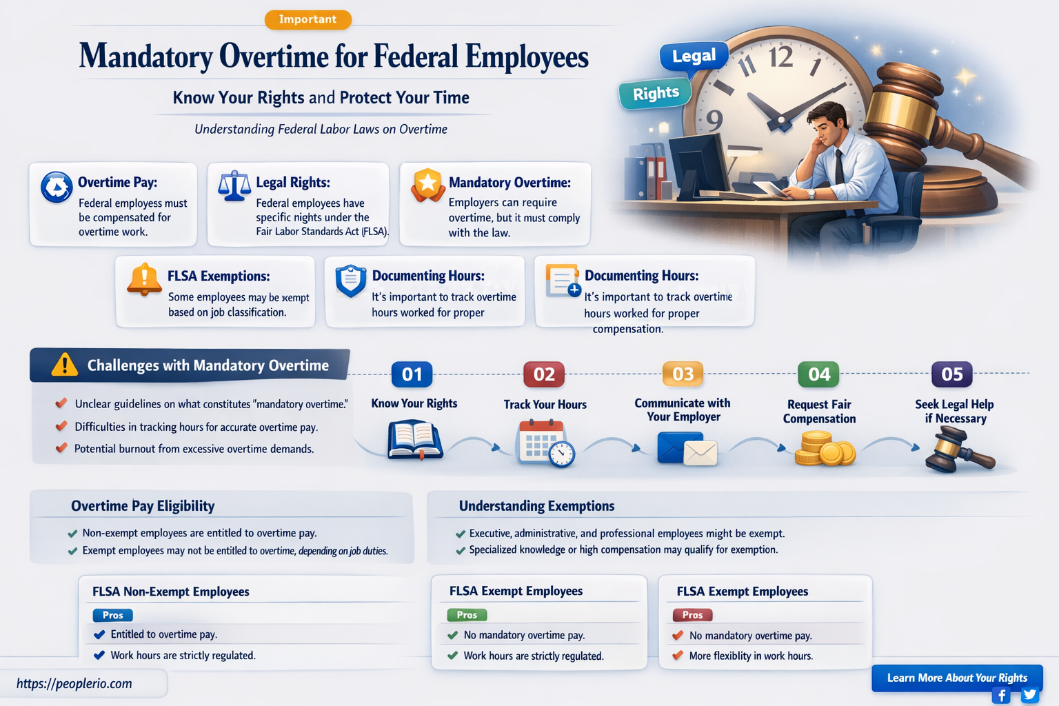 can a federal employee be forced to work overtime