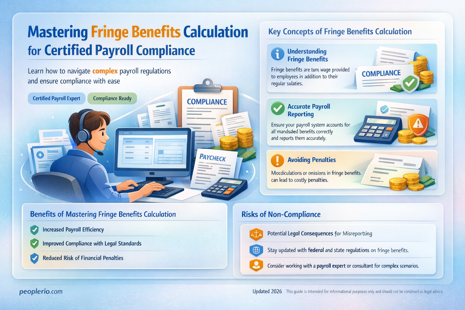 how to calculate fringe benefits for certified payroll