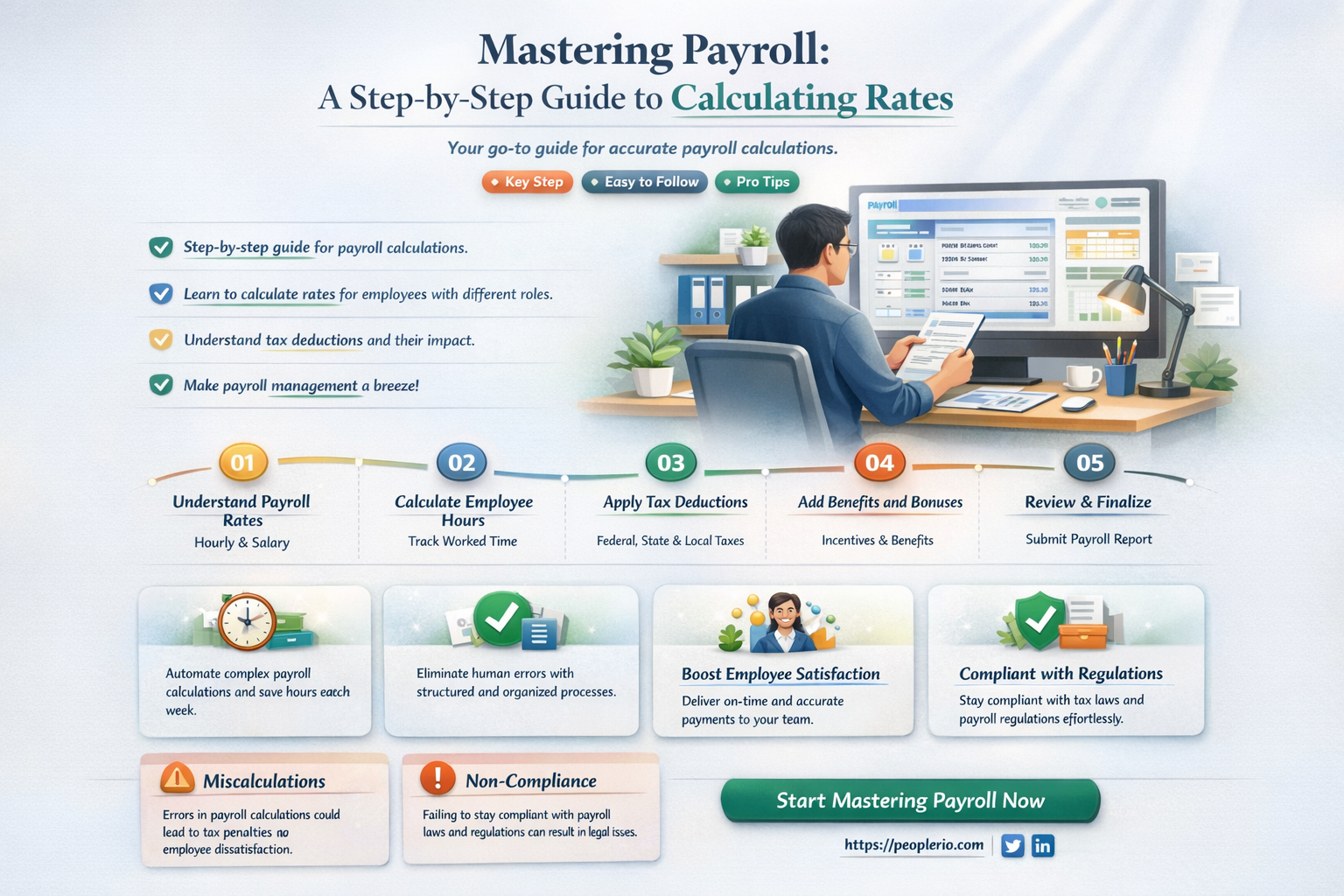 how to calculate a payroll rate