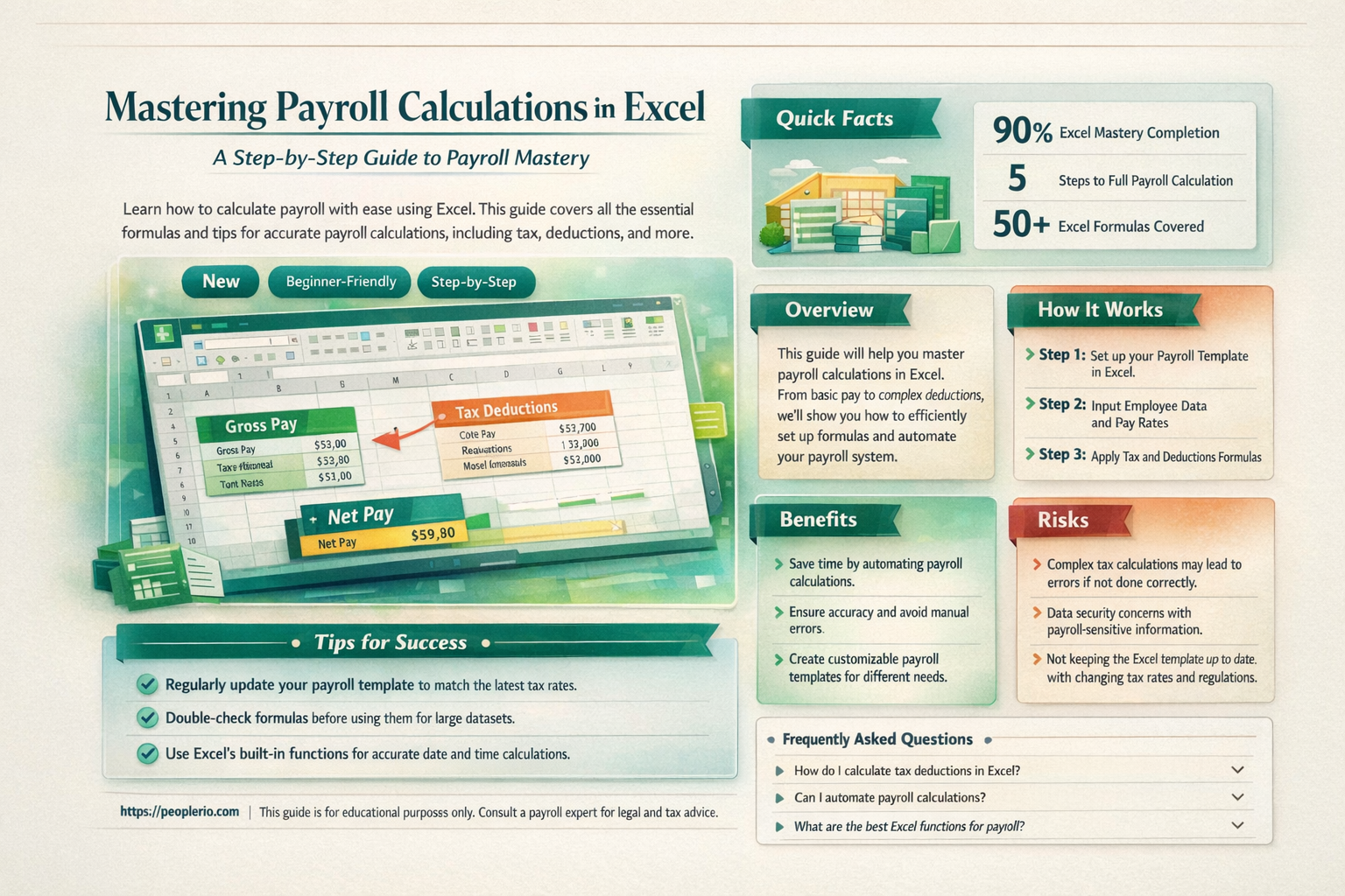 how calculate payroll in excell