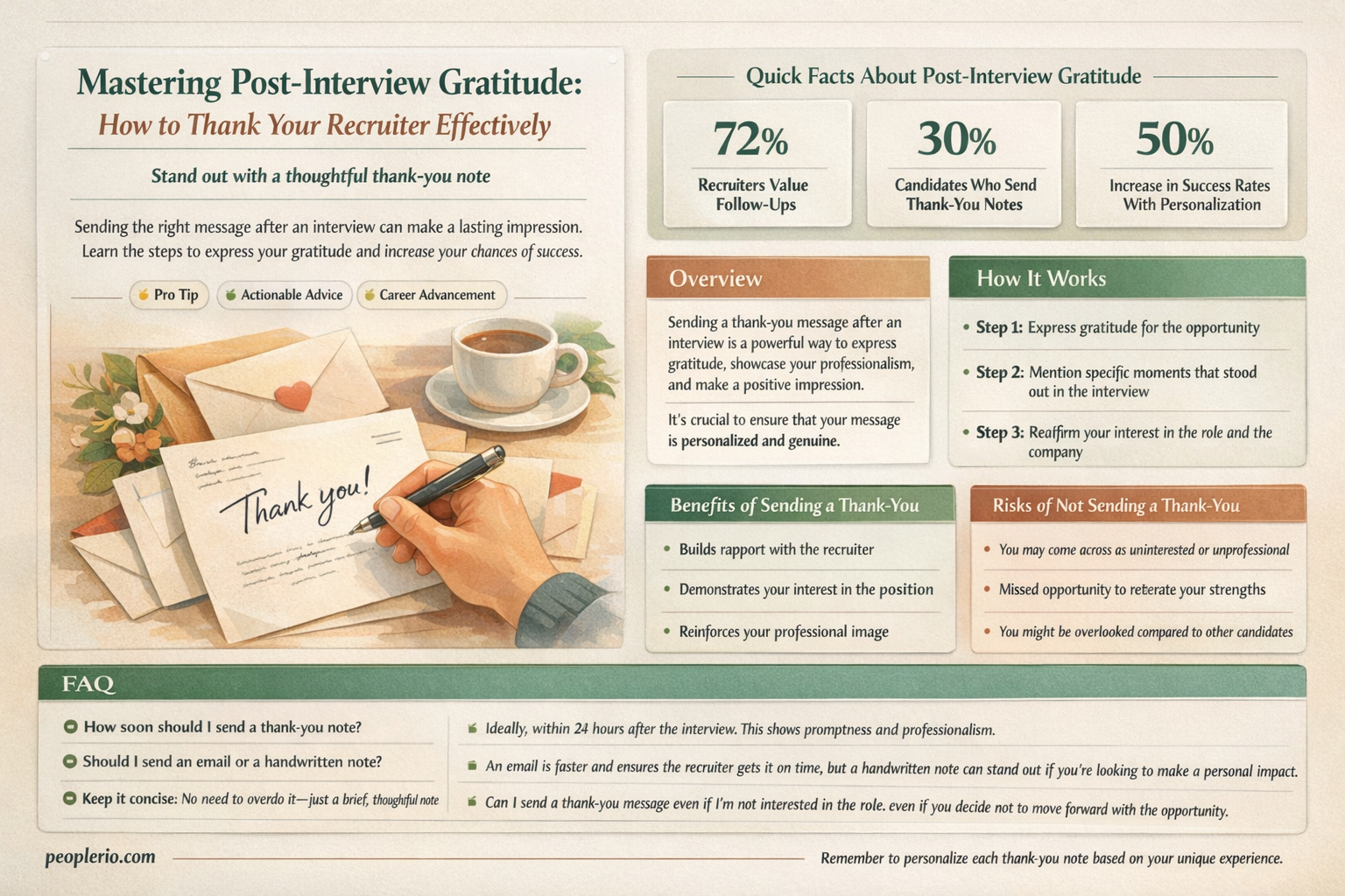 how to thank recruiter after interview