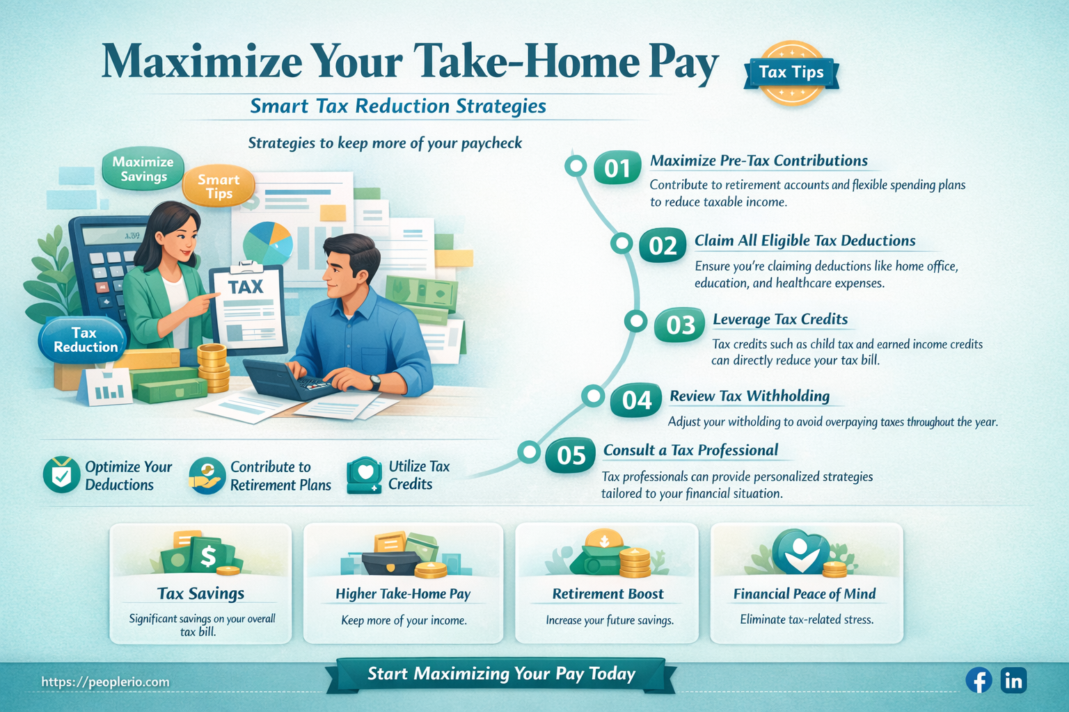 how to reduce taxes as an employee