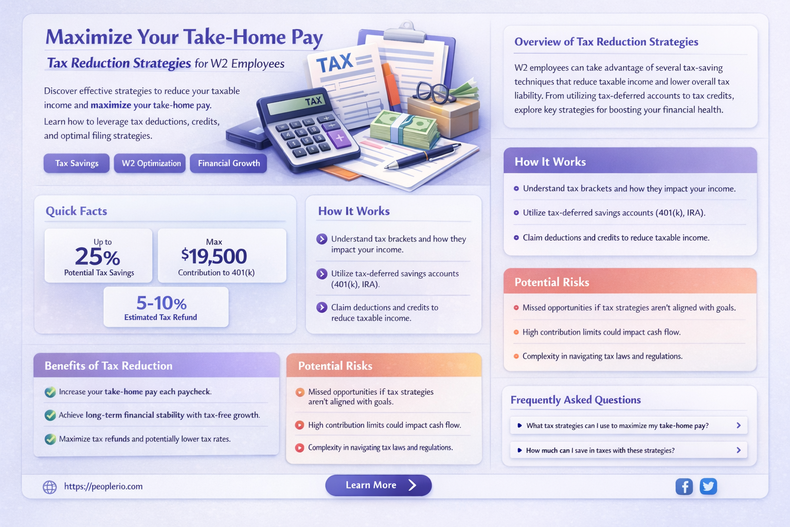 how to reduce taxes as a w2 employee