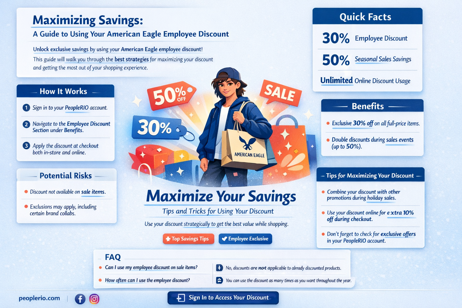 how to use your american eagle employee discount