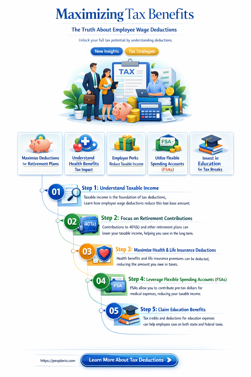 are employee wages 100 tax deductible