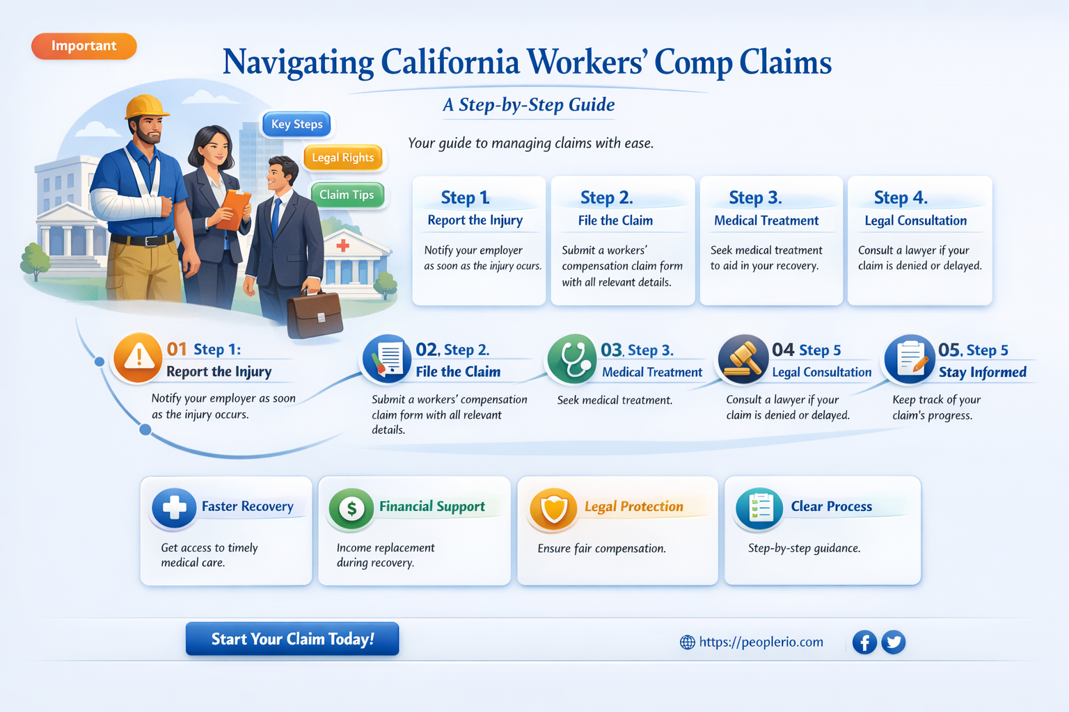 how do I file a workers comp claim in California