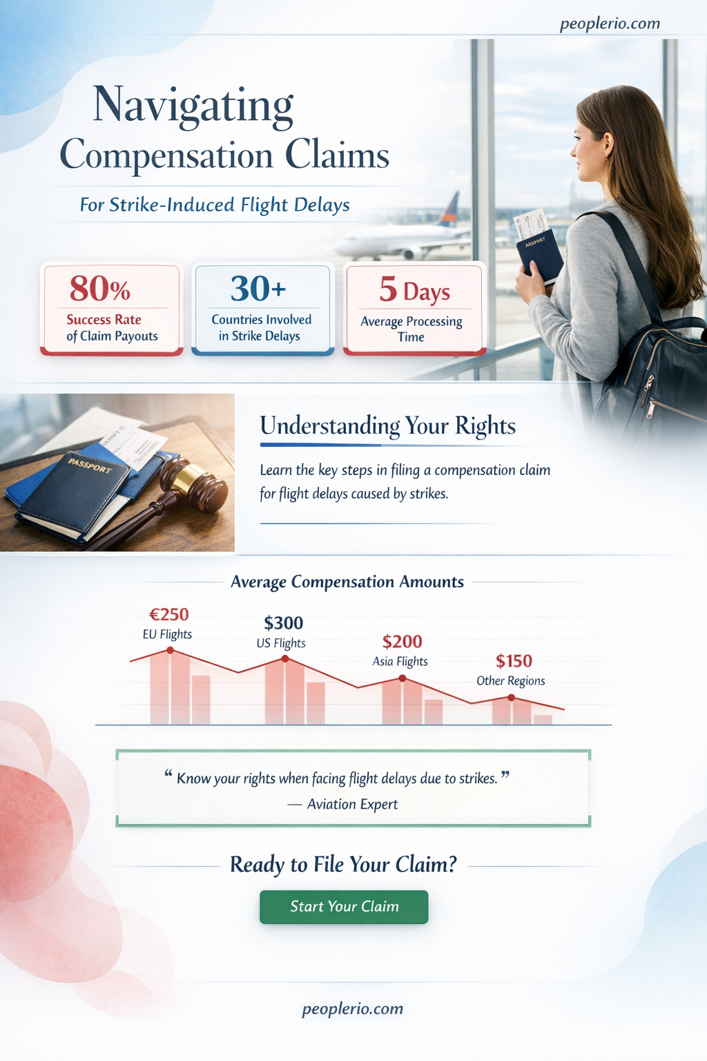 can you claim compensation for delayed flights due to strike