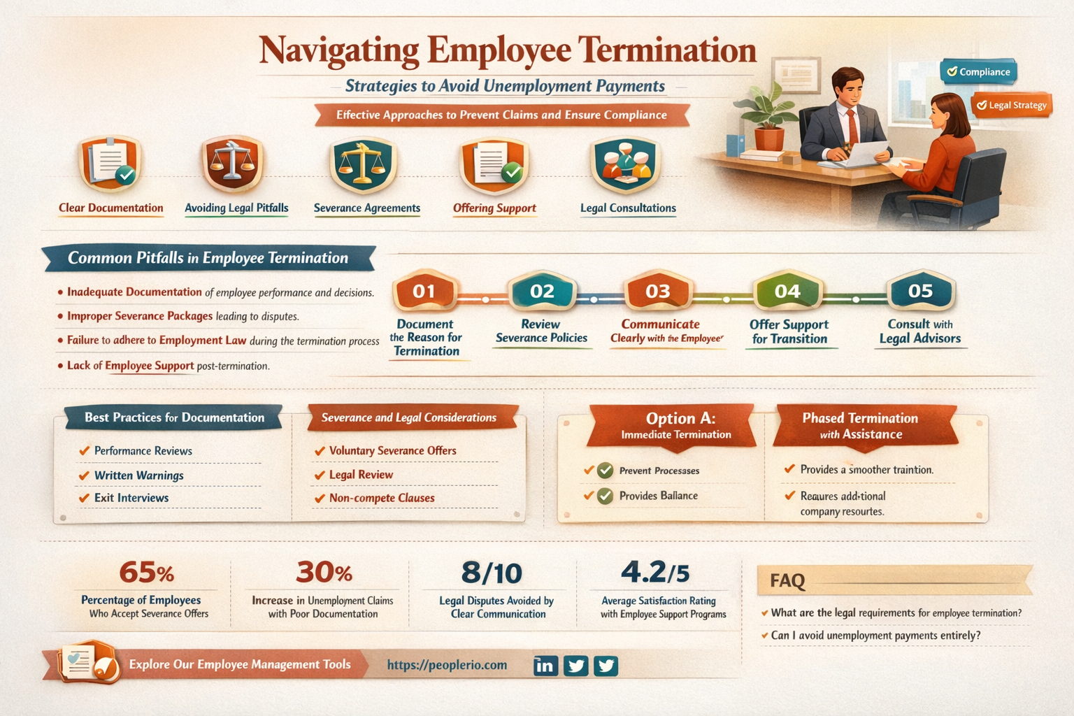 how to terminate an employee without paying unemployment