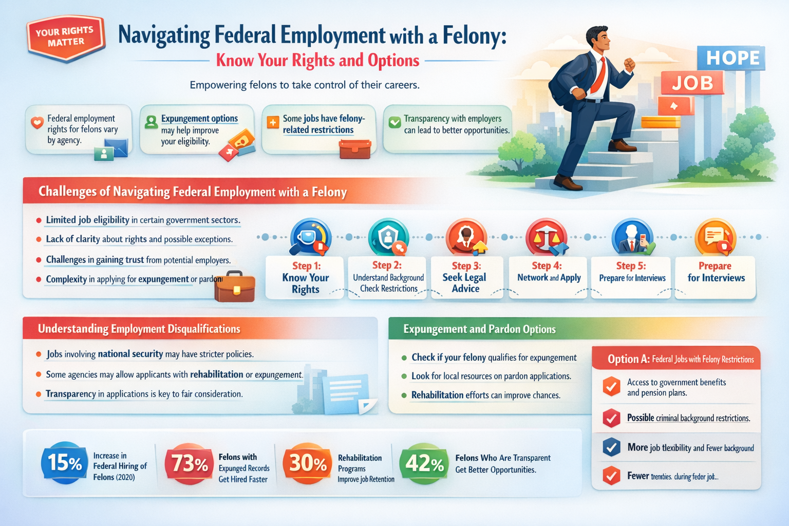 can you be a federal employee with a felony