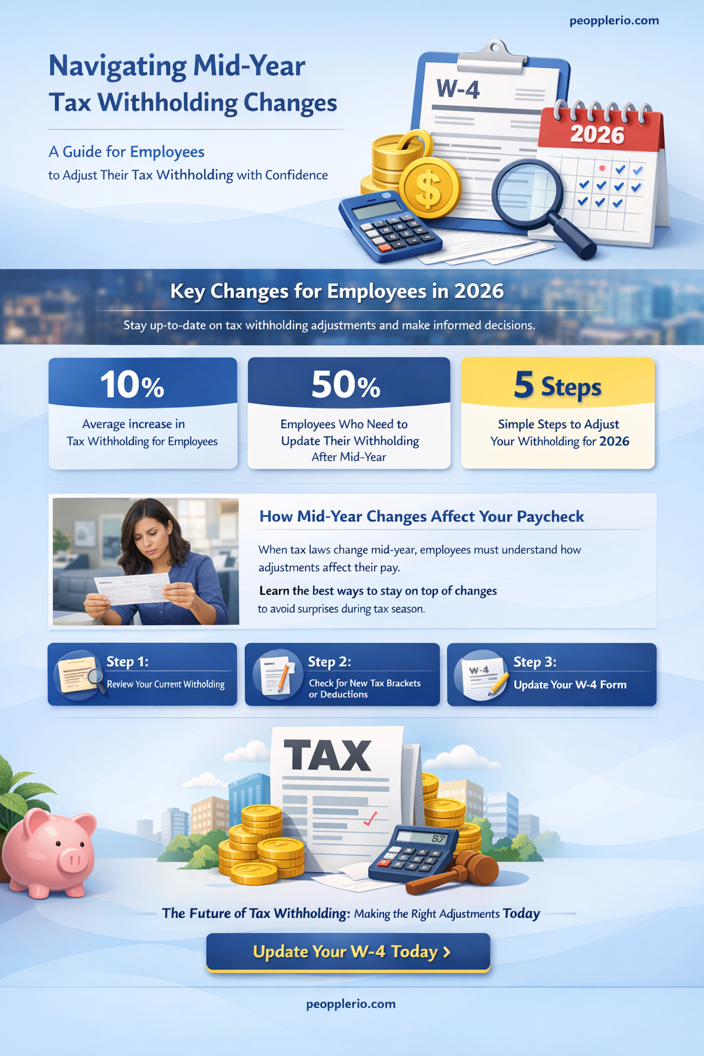 can an employee change tax withholding mid-year
