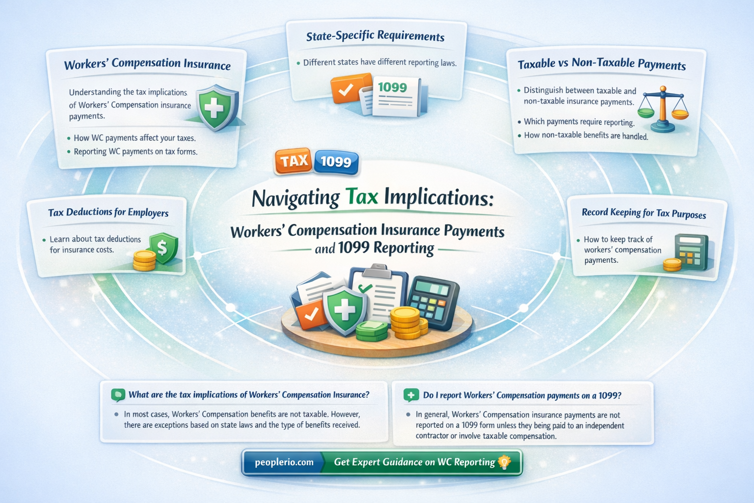 are workers compensation insurance payment 1099 reportable