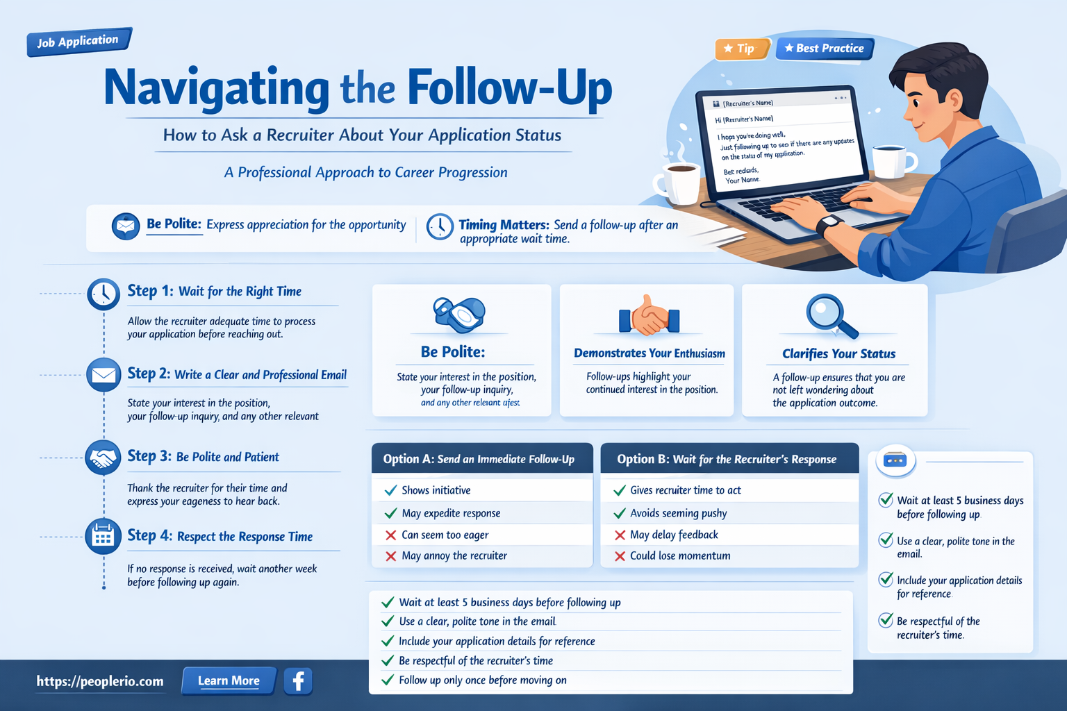 how to ask a recruiter if your application was seen