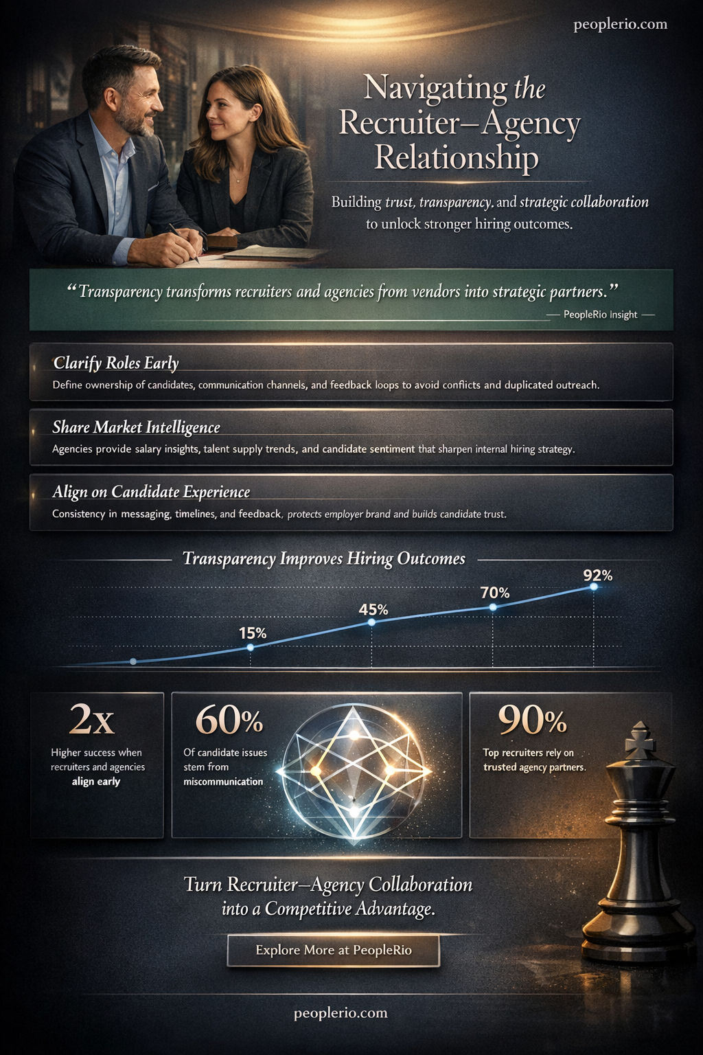 can you tell a recruiter about other staffing agency