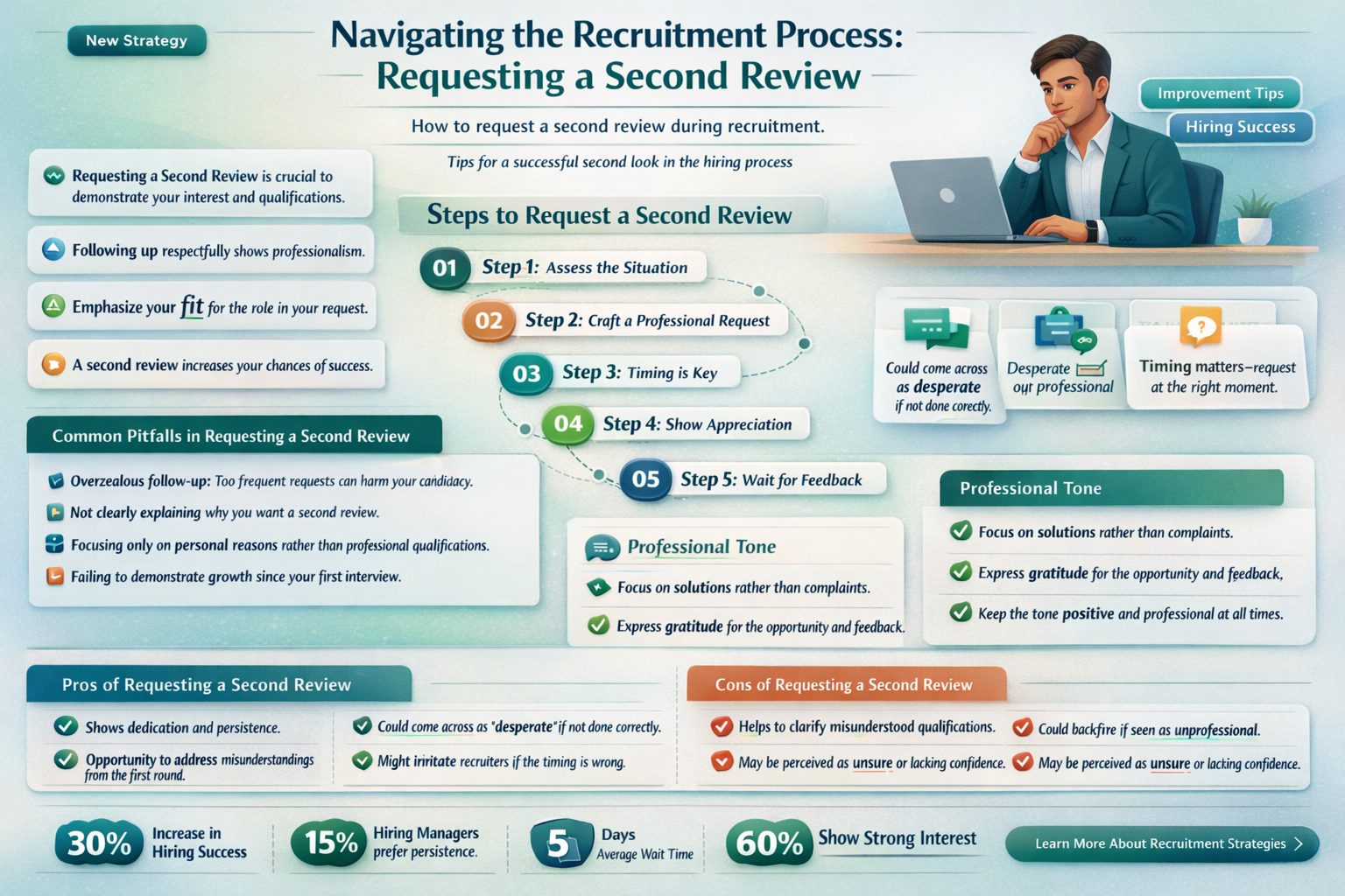 how to ask a recruiter to ask for another review