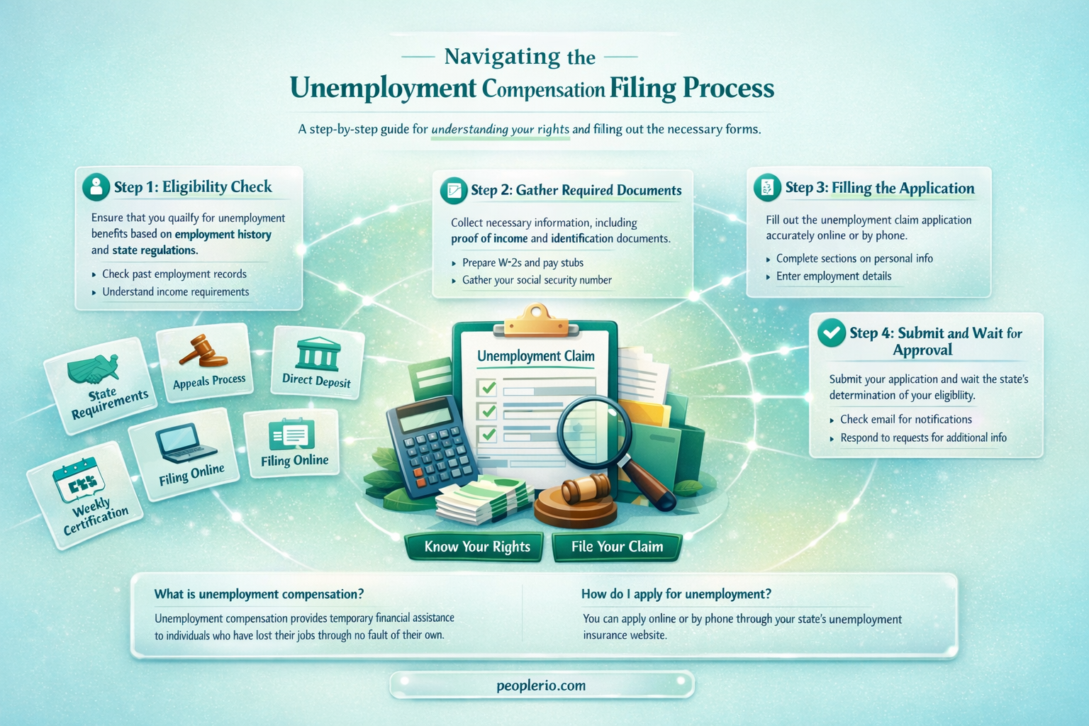 how to file for unemployment compensation