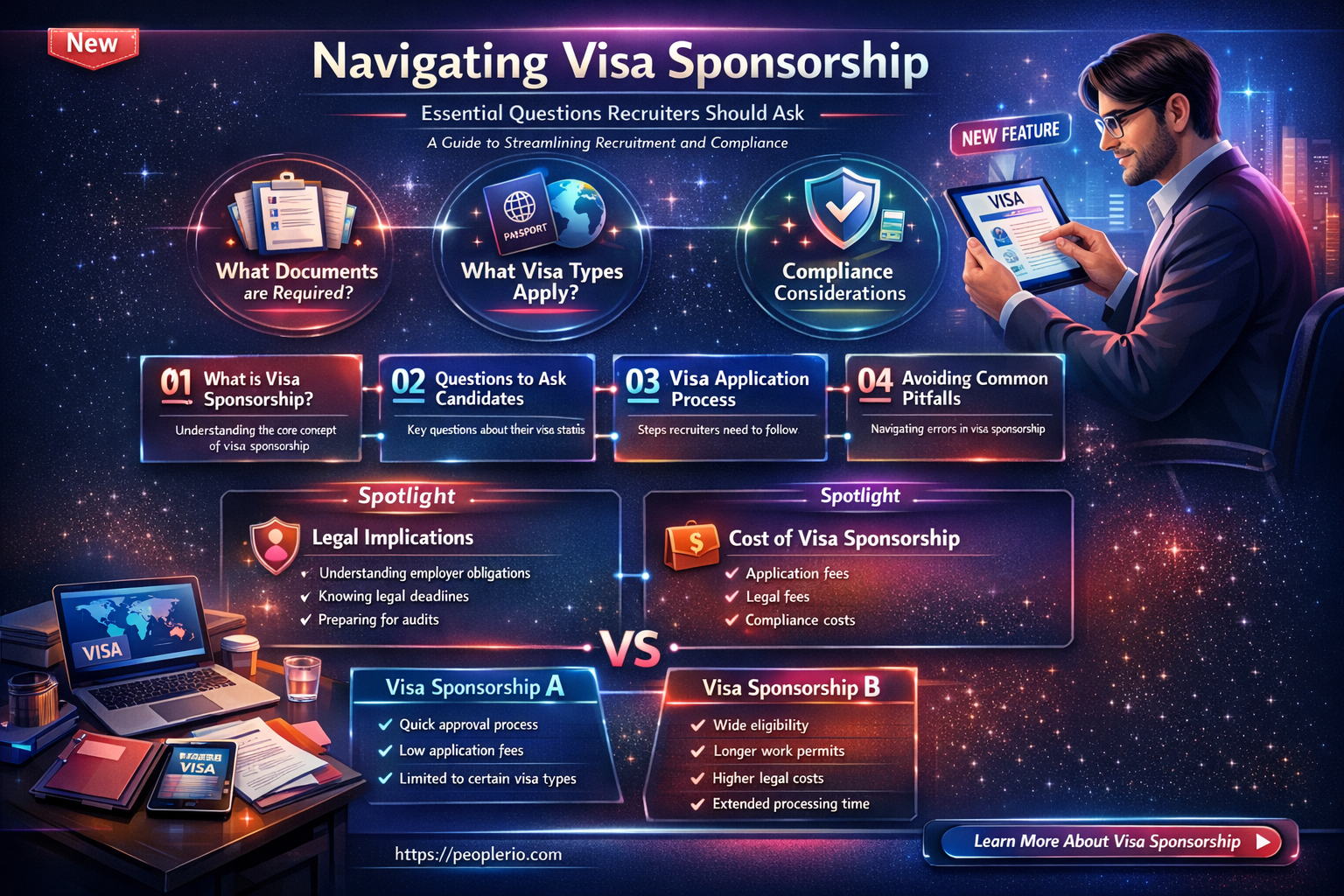 how should a recruiter ask about visa sponsorship