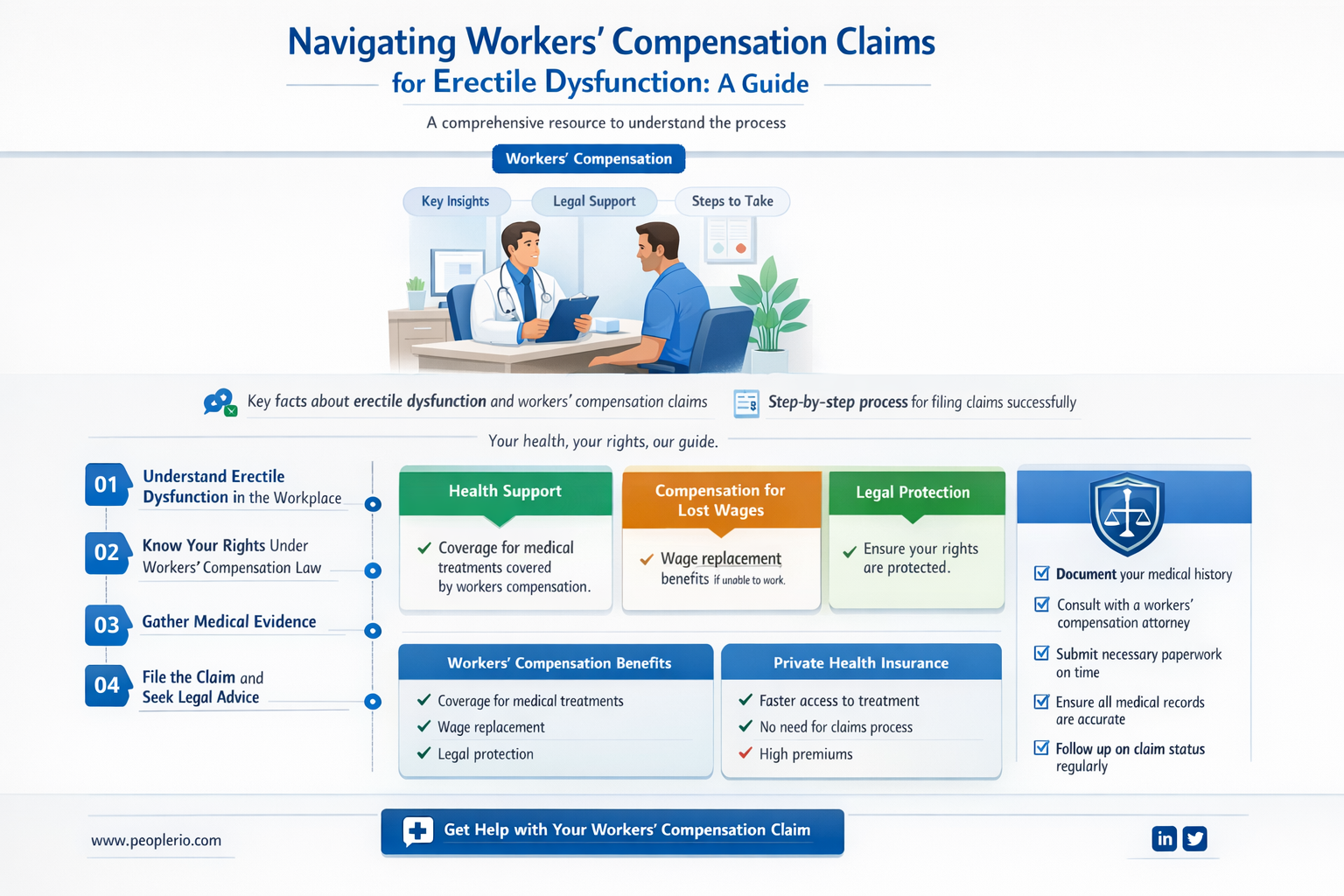 can I claim erectile dysfunction workers compensation
