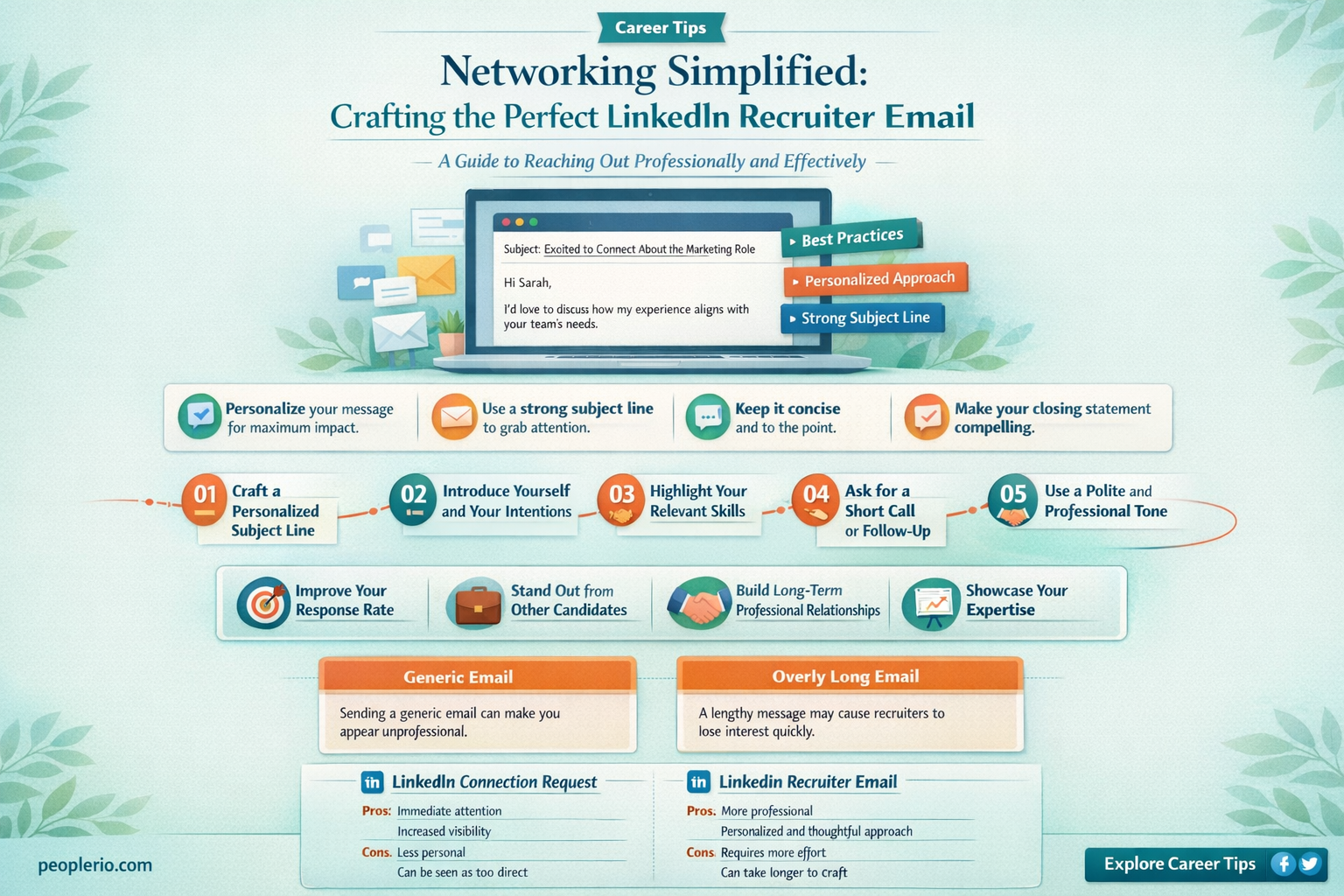 can you email recruiter on linkedin