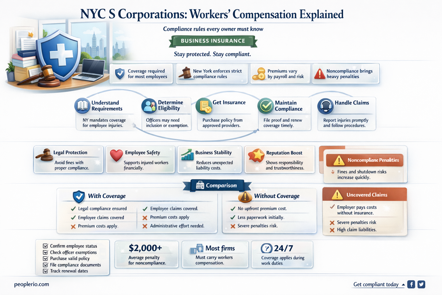 do s corporations in nyc need workers compensation insurance