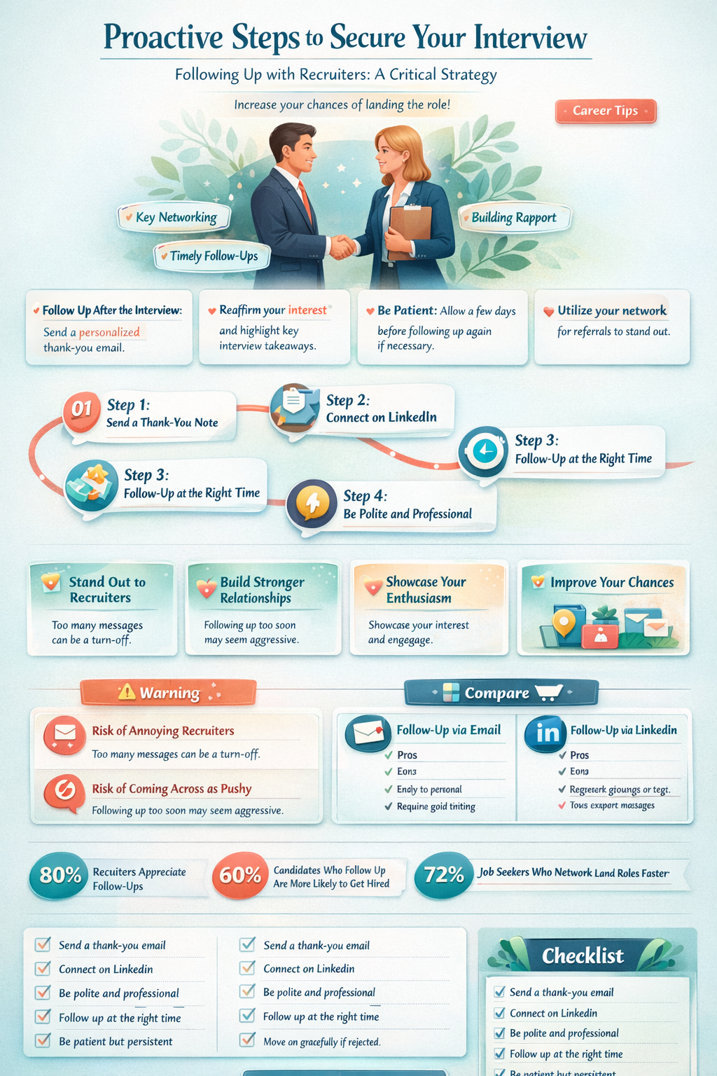 how to follow up with a recruiter before scheduling interview
