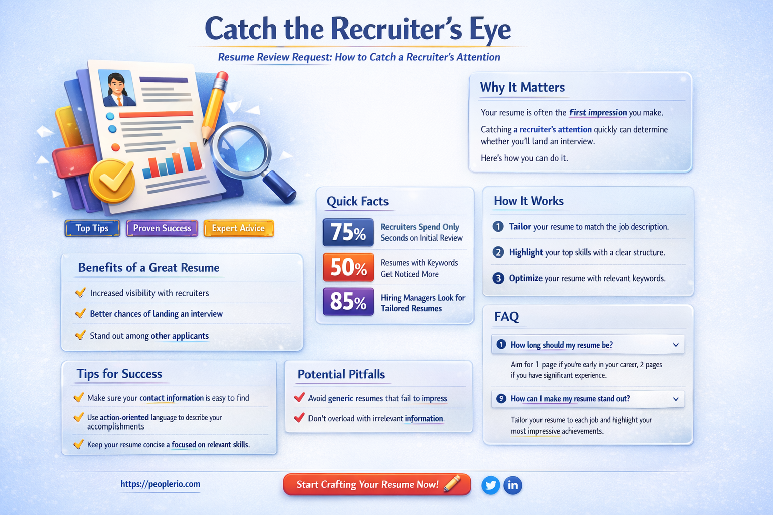 how to ask a recruiter to look at your resume