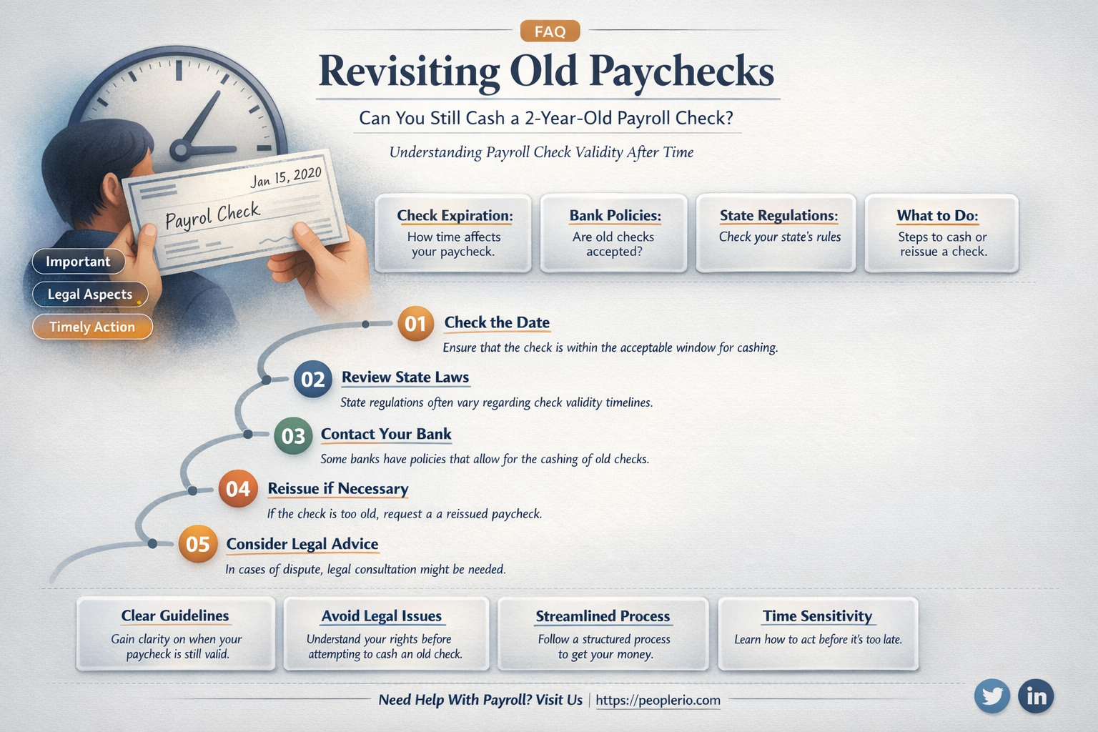 can i cash a 2 year old payroll check