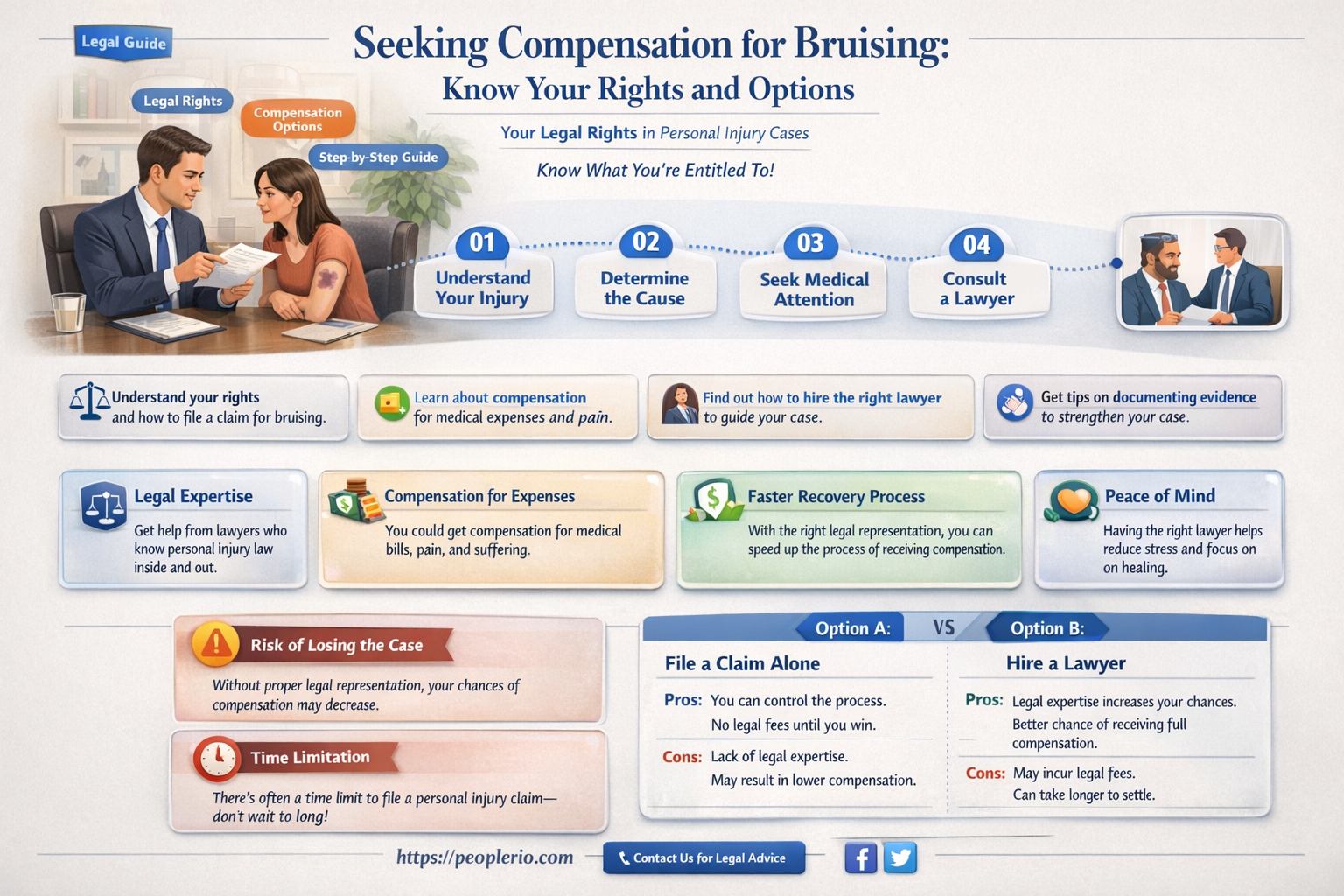 can you claim compensation for bruising
