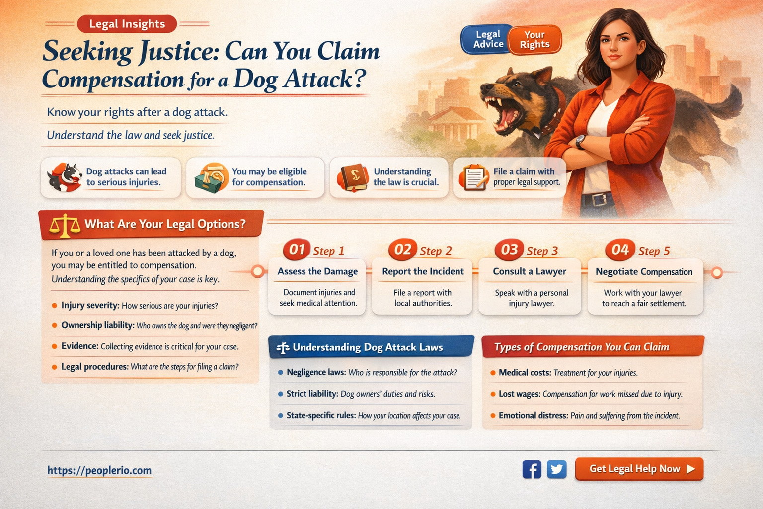 can I claim compensation for a dog attack