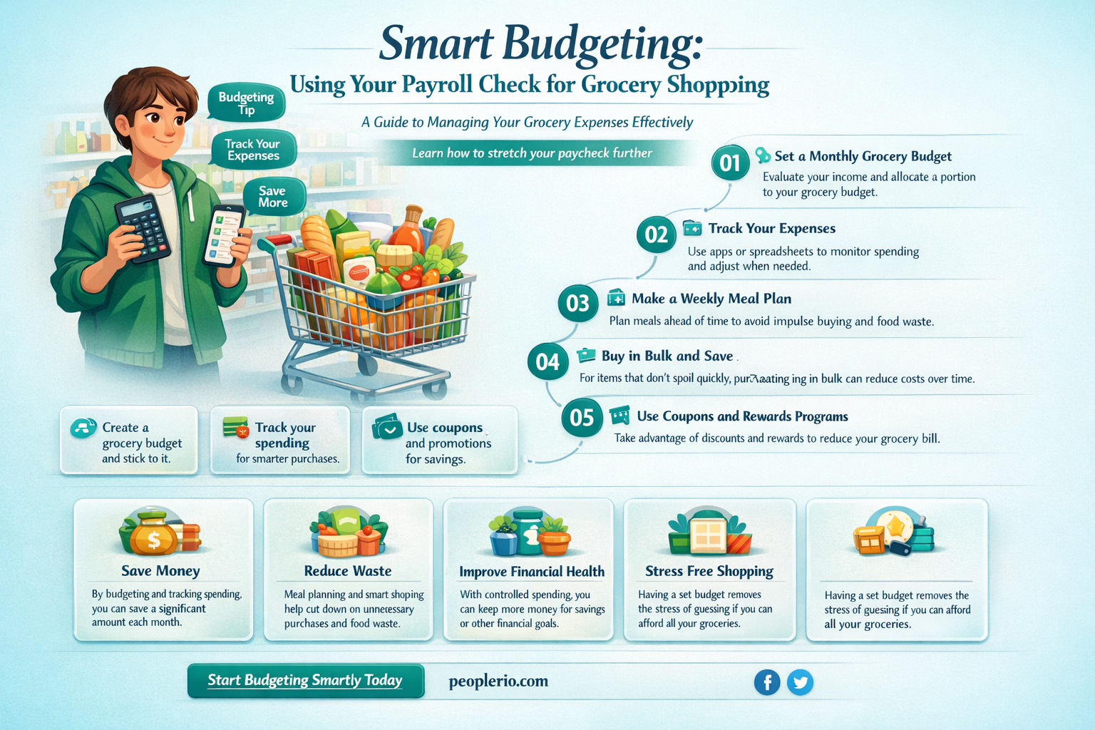 can i use my payroll check to pay for groceries