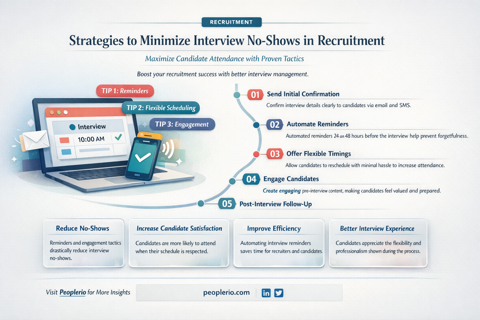 how to avoid interview no shows in recruitment