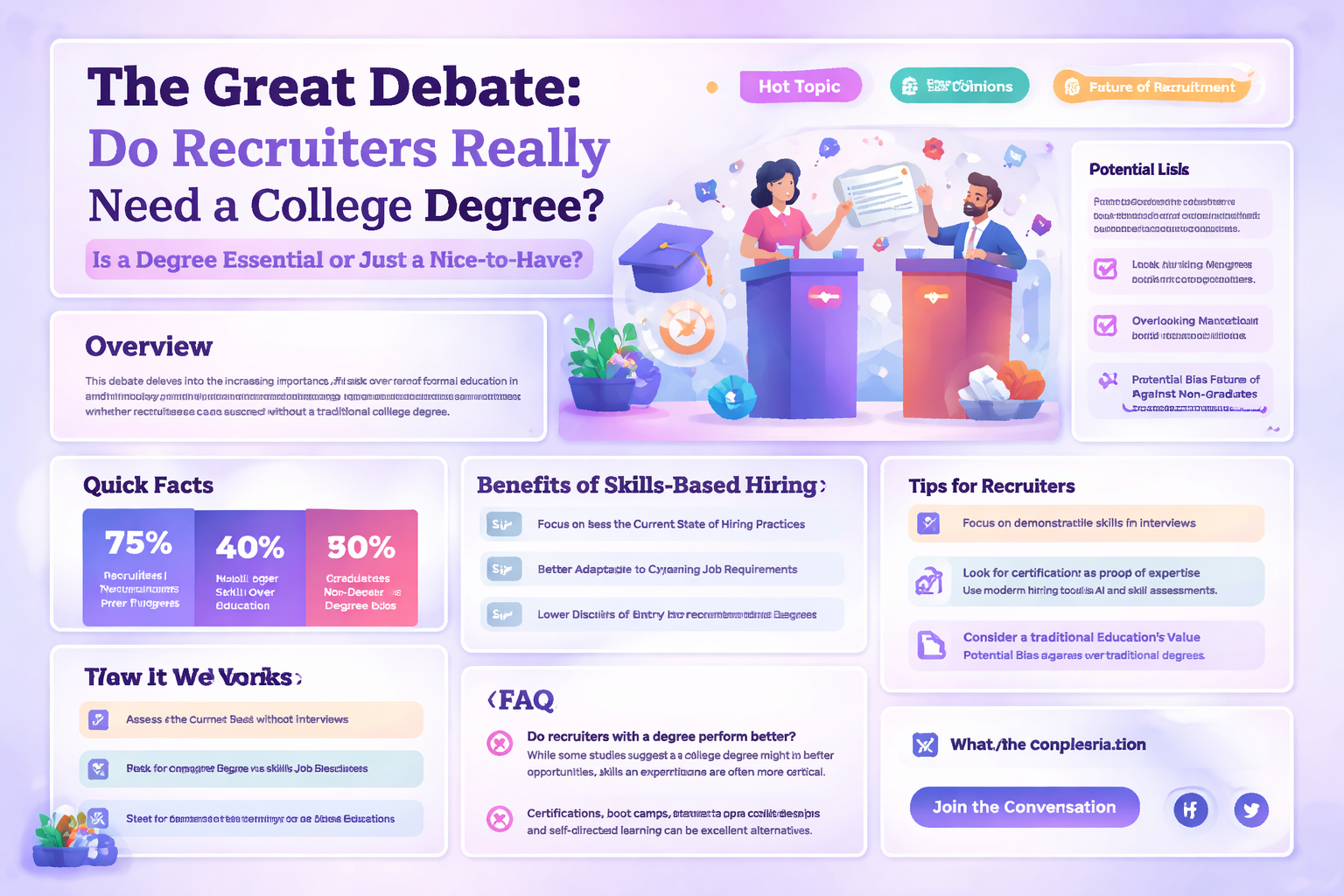 do recruiters need a college degree