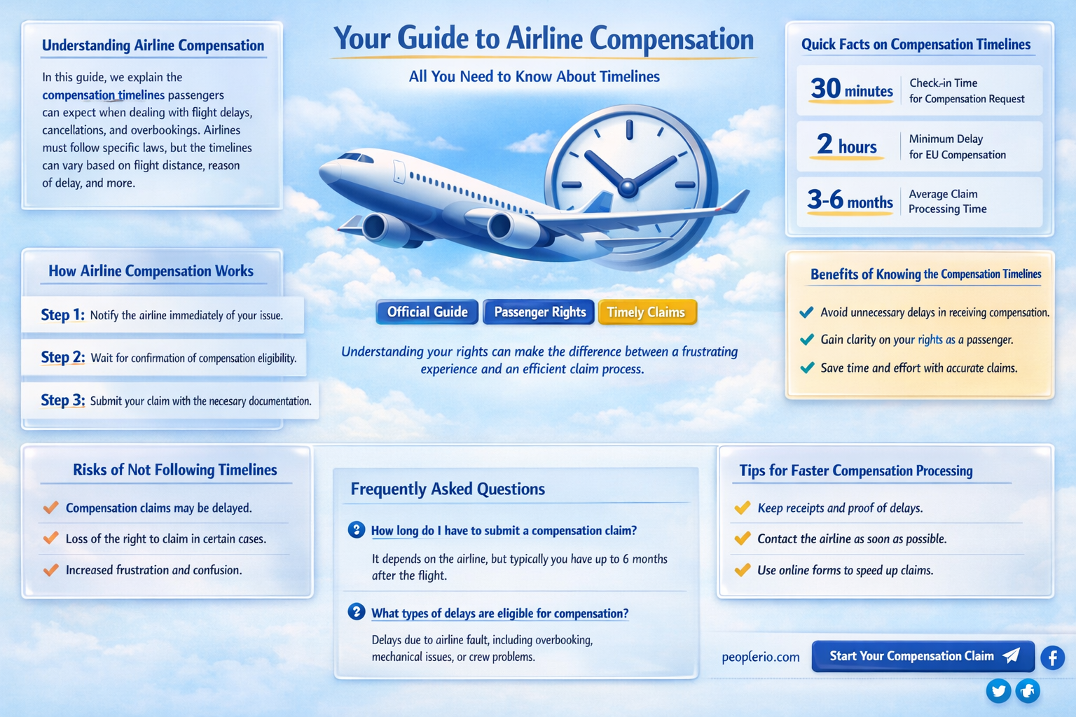 how long does airline have to pay compensation
