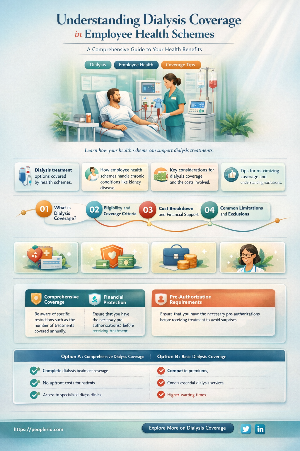 how many dialysis in employee health scheme